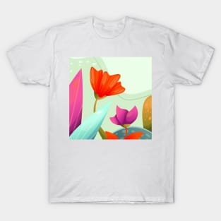 Beautiful Flower Art T-Shirt